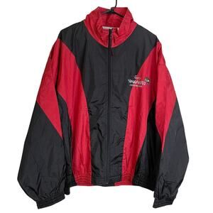 Vtg Gary Yamamoto Jacket Mens Large Red Windbreaker Custom Baits Full Zip NOS